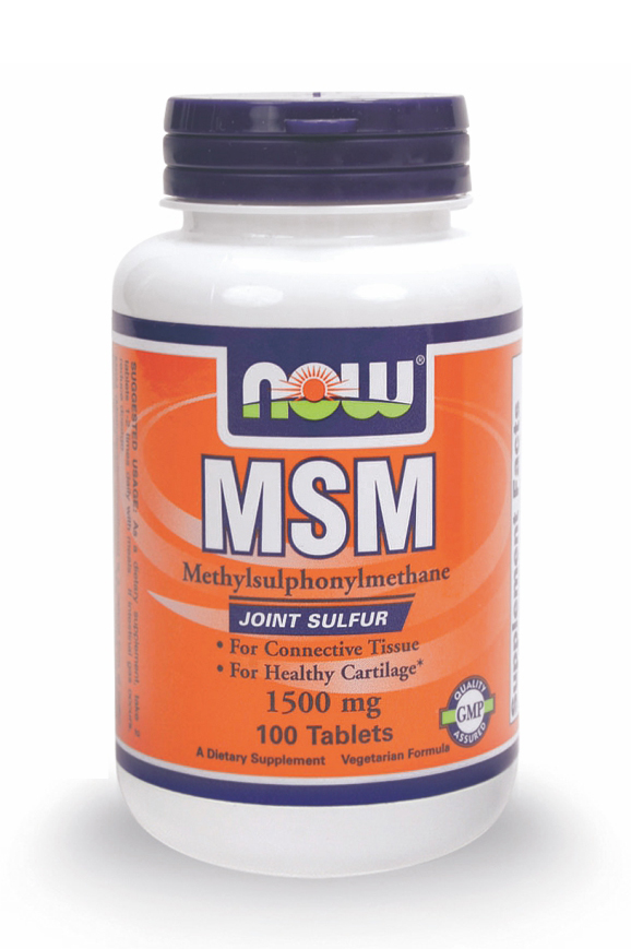 MSM 1500 mg Vegetarian 100 Tabs Health Corner