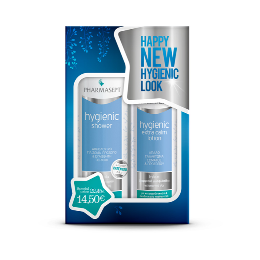 Πακέτο Happy New Hygienic Look Tol Velvet Hygienic Shower 500ml