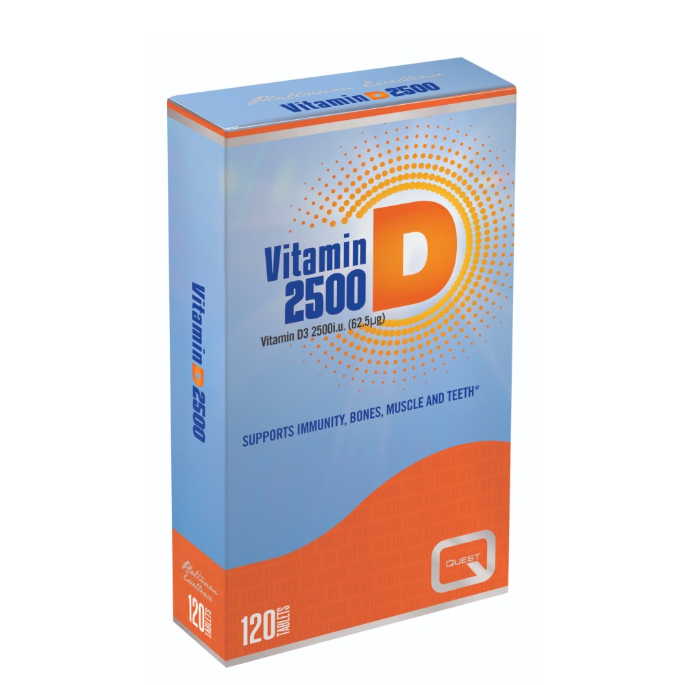 Vitamin D 2500 120 tabs | Health Corner