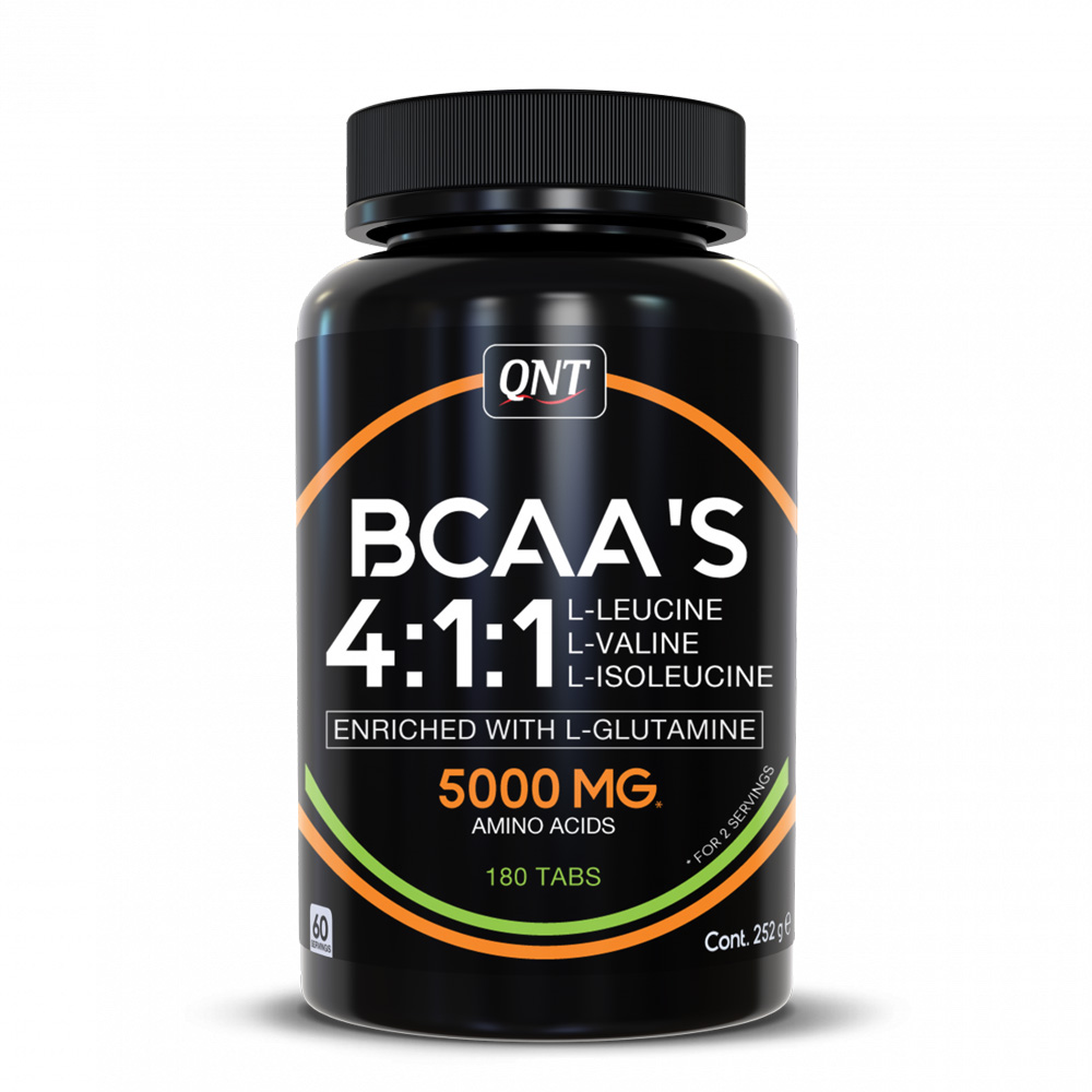 BCAA 411 + Glutamine 180tabs Health Corner