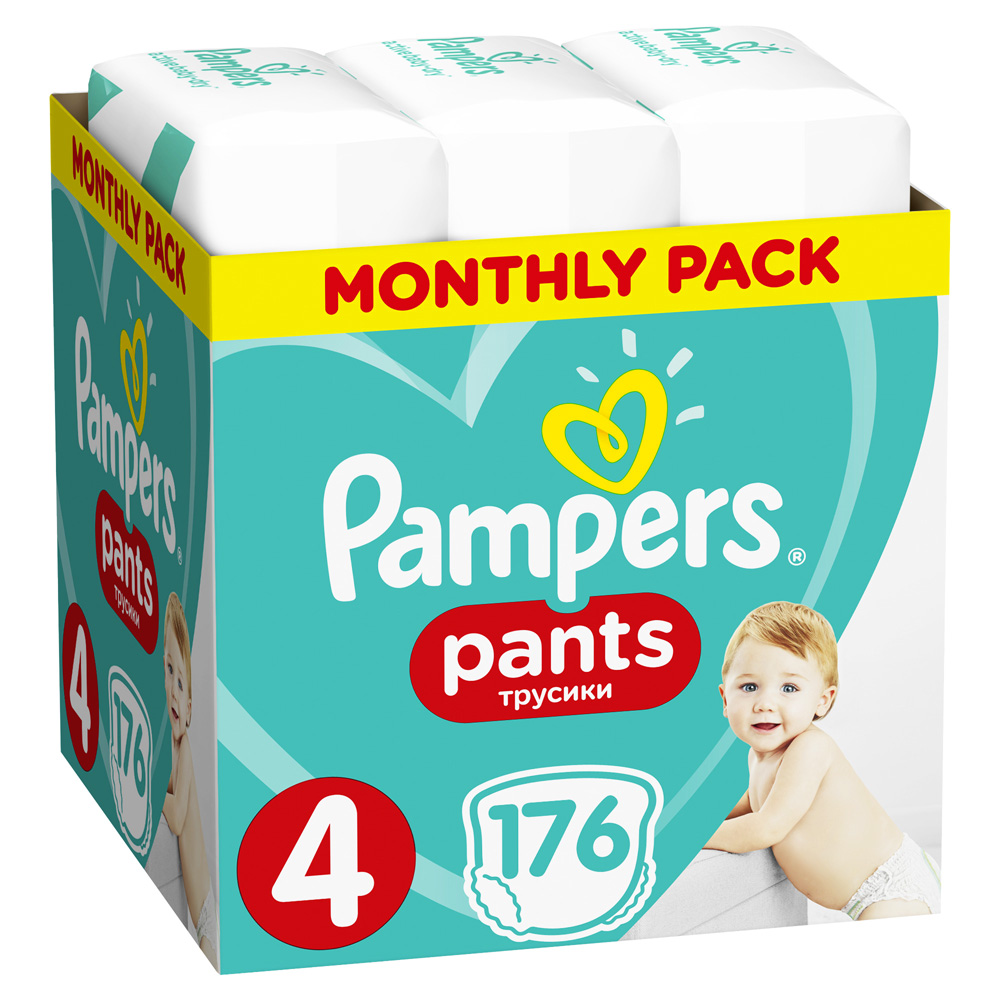 Πάνες Pants Monthly Pack No4 (915 Kg) 176τμχ. Health Corner