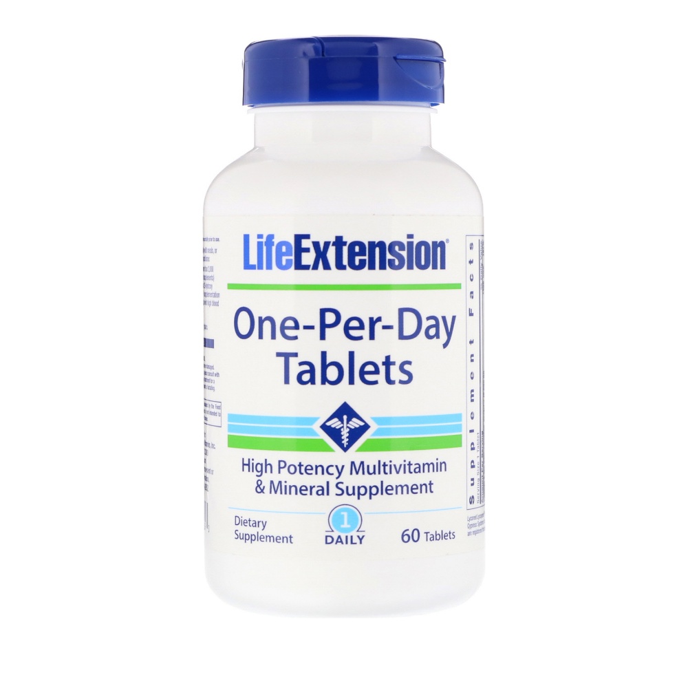 Life Extension OnePerDay High Potency Multivitamin & Mineral