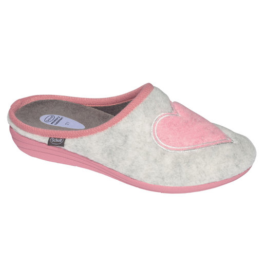 No 42 Creamy Heart - Memory Cushion Γκρι Ανοιχτο-ροζ