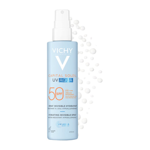 Capital Soleil Uv-aqua Ενυδατικό Spray Γαλάκτωμα Σώματος Spf50 (200ml)