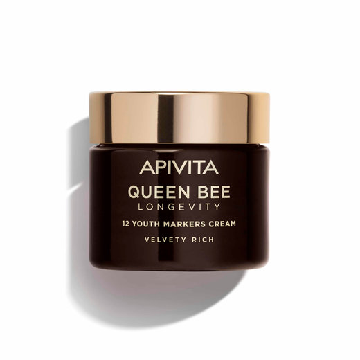 Queen Bee Longevity Velvety Rich Cream - Πλούσια Βελούδινη Κρέμα Για Δράση Σε 12 Δείκτες Νεότητας (50ml)